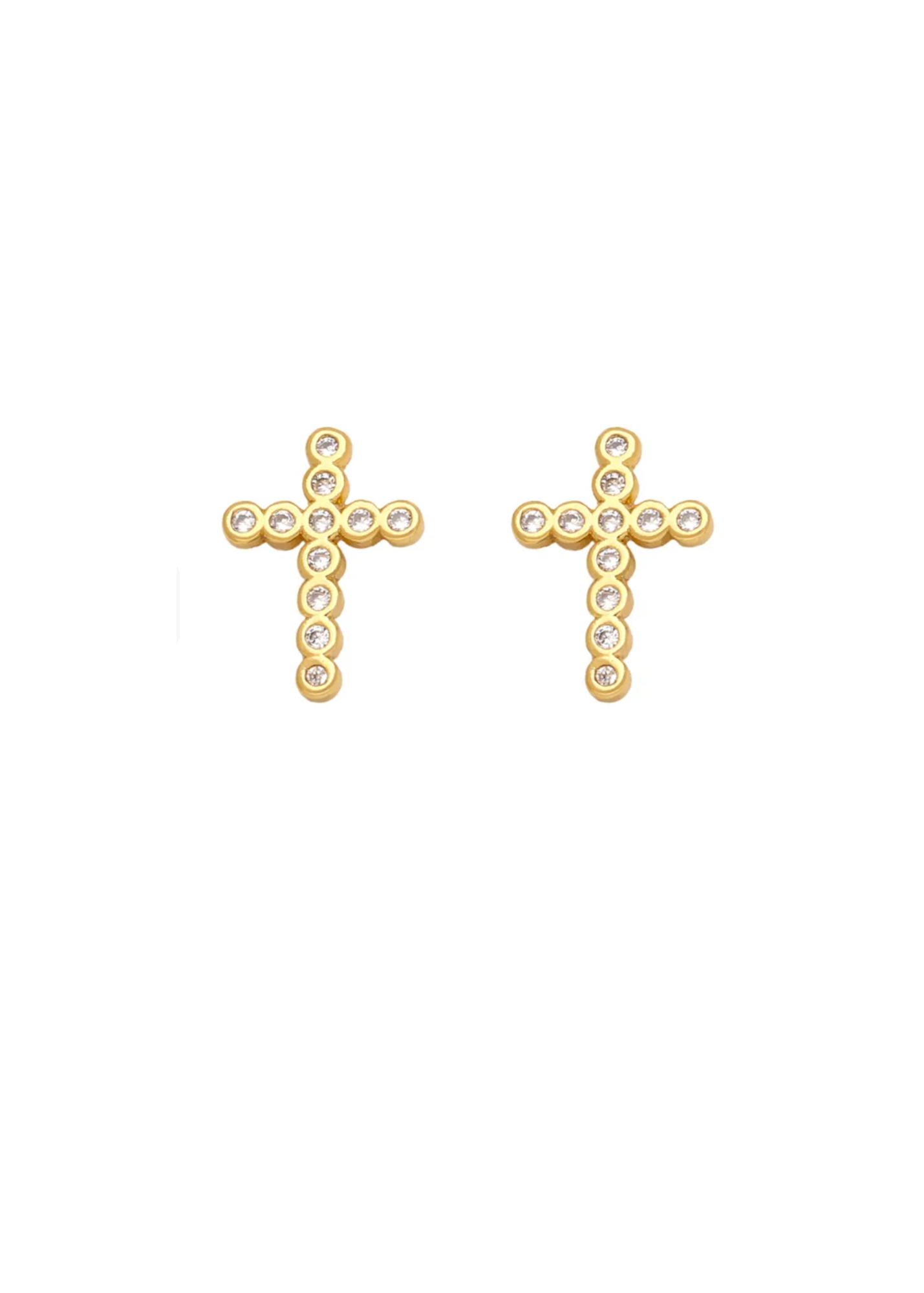 Bina Cross Earrings