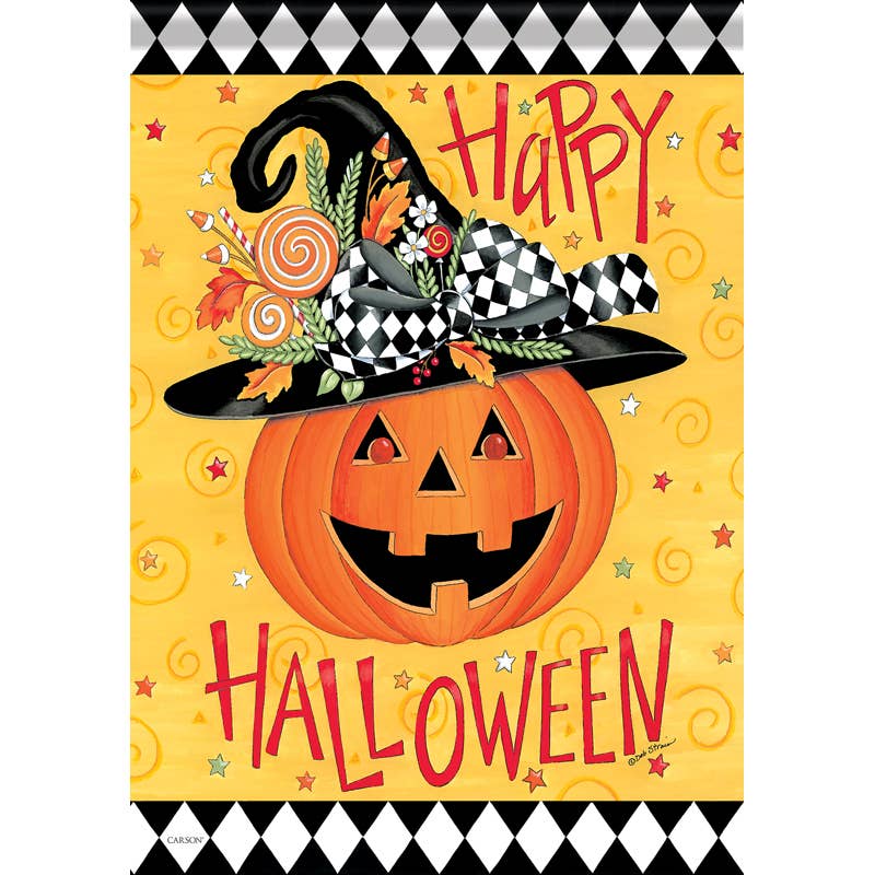 "Jack-O-Lantern" Garden Durasoft™ Flag