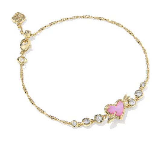 Ari Heart Arrow Tennis Bracelet