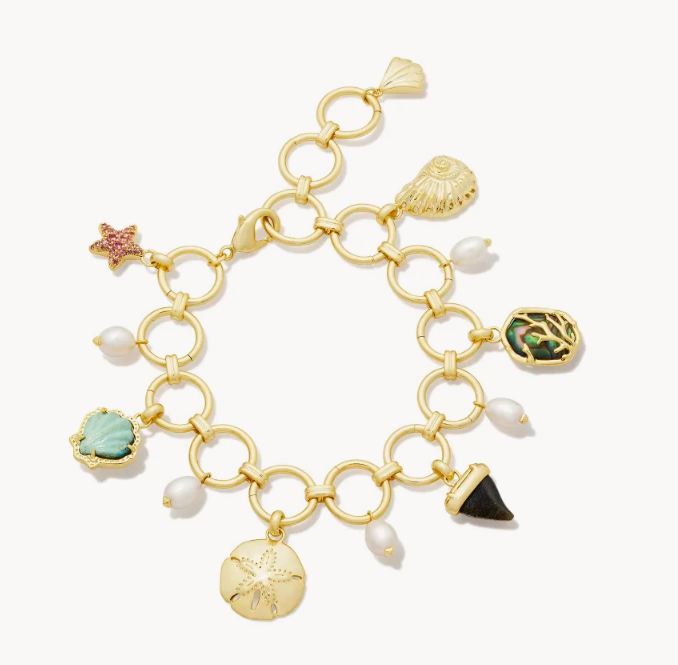 Brynne Shell Charm Bracelet