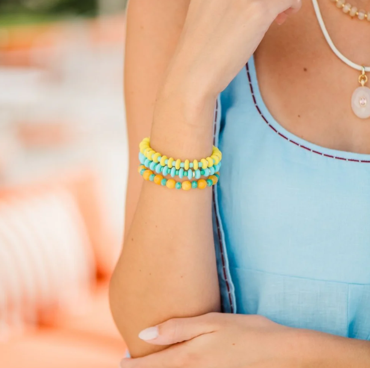 Calypso Stack Blue - 5 Bracelets