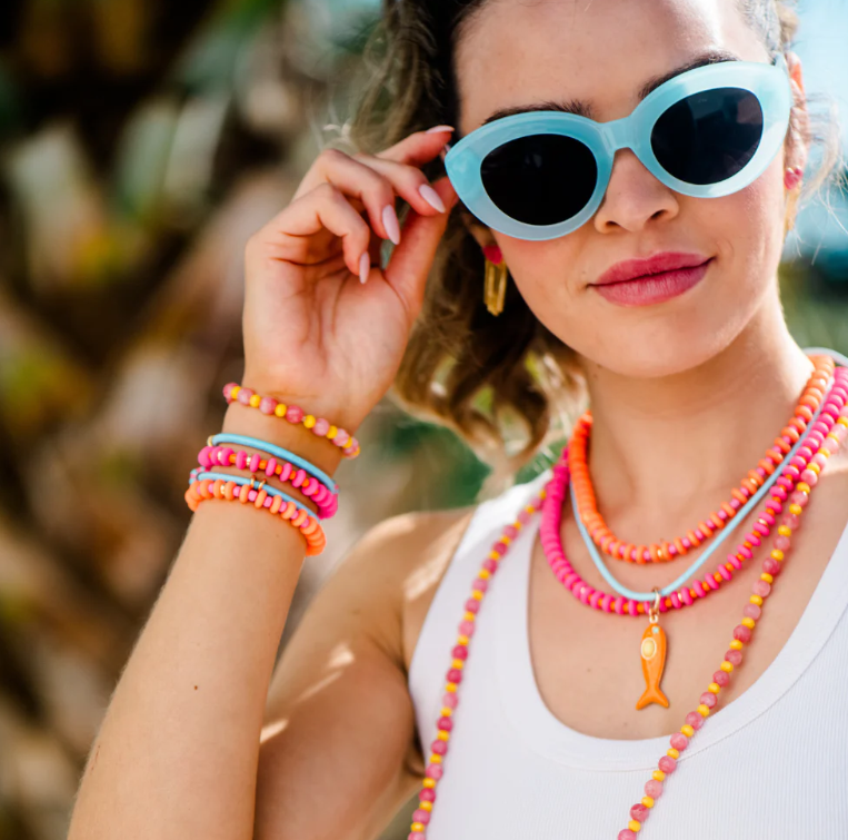 Calypso Stack Pink - 5 Bracelets
