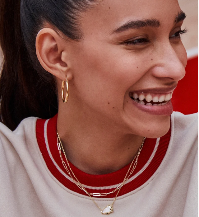 Cheer Gold Short Pendant Necklace