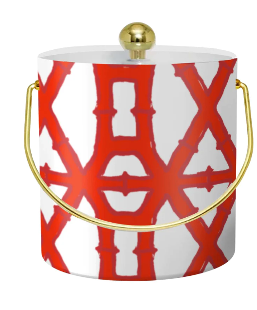 Ice Bucket - Bamboo Red