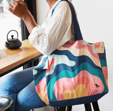 Everyday Tote Bag- Get Wavy