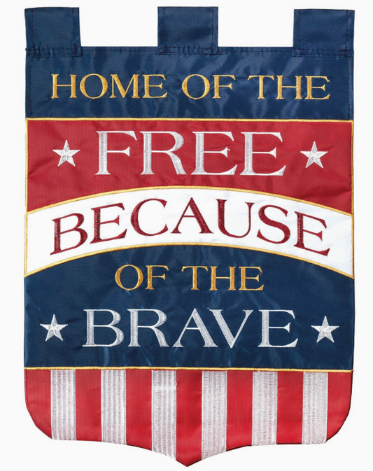 Home of the Free Garden Flag
