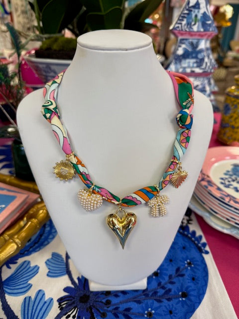 Bright Geo Multi Charm/Hearts
