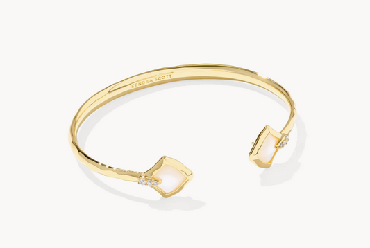 Joelle Cuff Bracelet Gold Ivory MOP