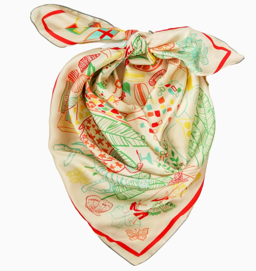 The Lou Pinet Scarf 36"x36"