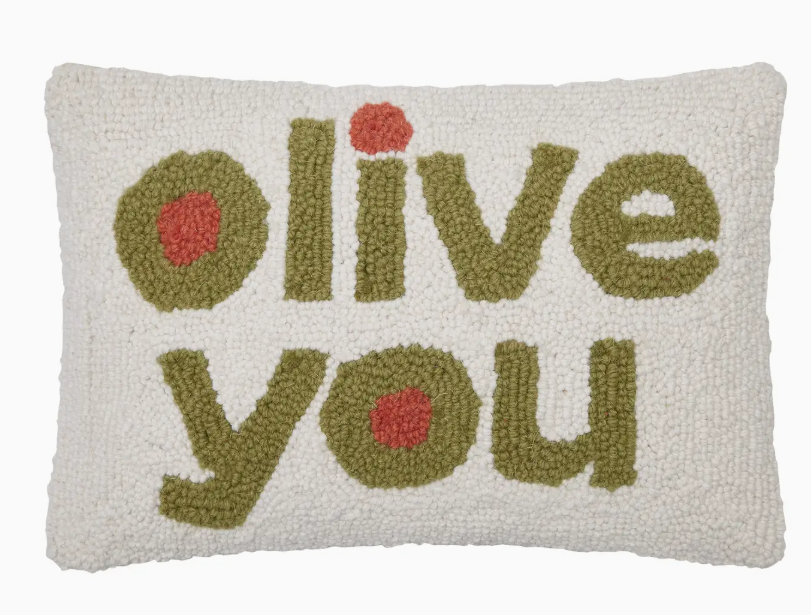 Olive You Hook Pillow