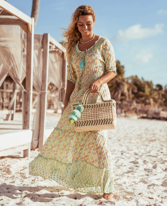 Palm Net Yatzil in Sage Large