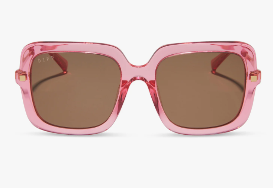 Sandra Candy Pink Crystal + Brown