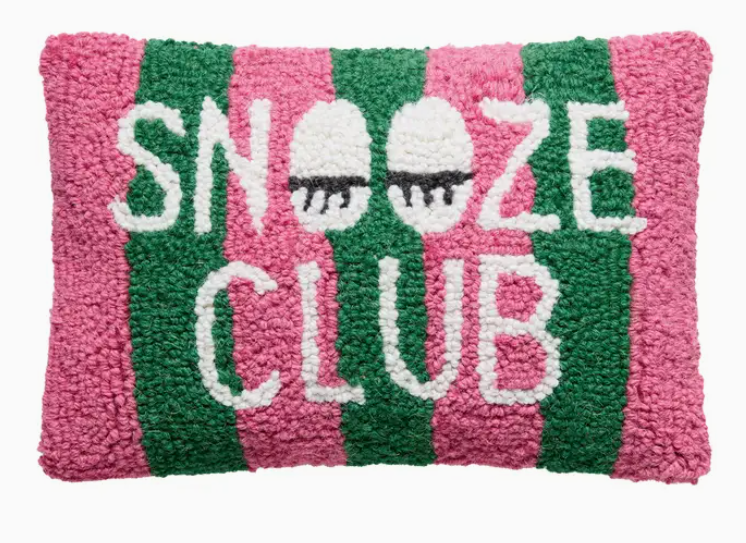 Snooze Club Hook Pillow