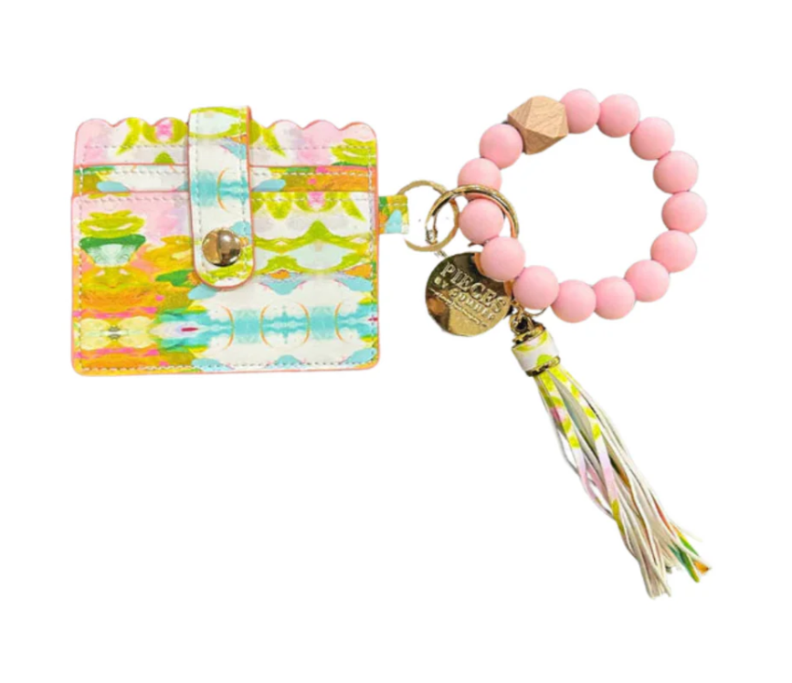 Palm Beach Keychain Wristlet Wallet