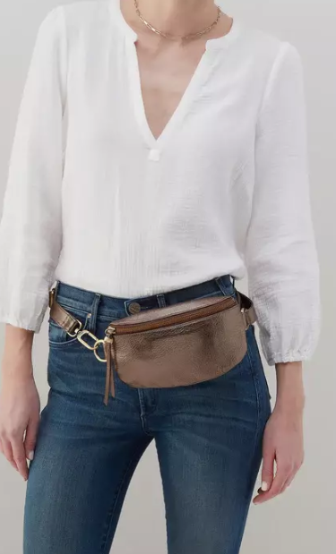 Fern Belt Bag - Pewter