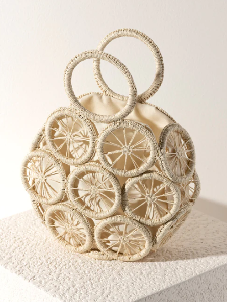 Amidala Top Handle Bag, Natural
