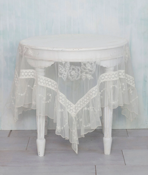 Angelic Embroidered Breakfast Cloth