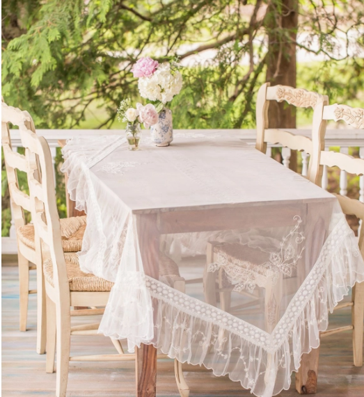 Angelic Embroidered Breakfast Cloth
