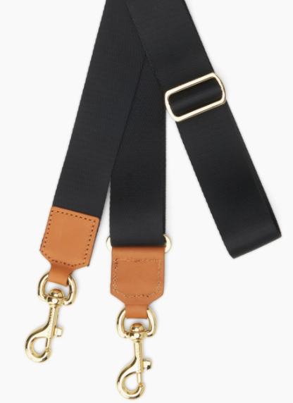 6349 Adjustable Crossbody Strap Black