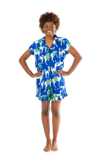 Camels Ruffled PJ Summer Set