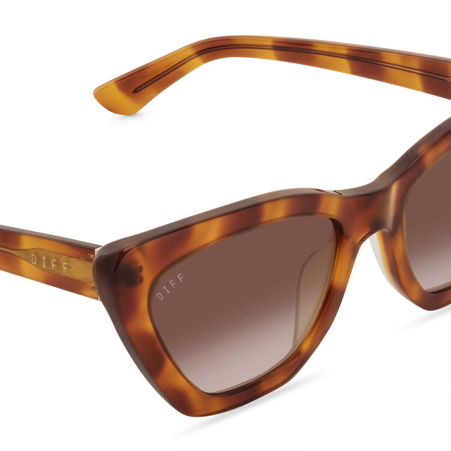 Camila Andes Tortoise Brown Gradient Polarized