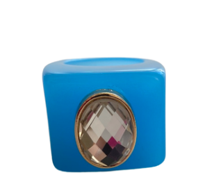 Glitzy Gal Ring - Glacier Blue