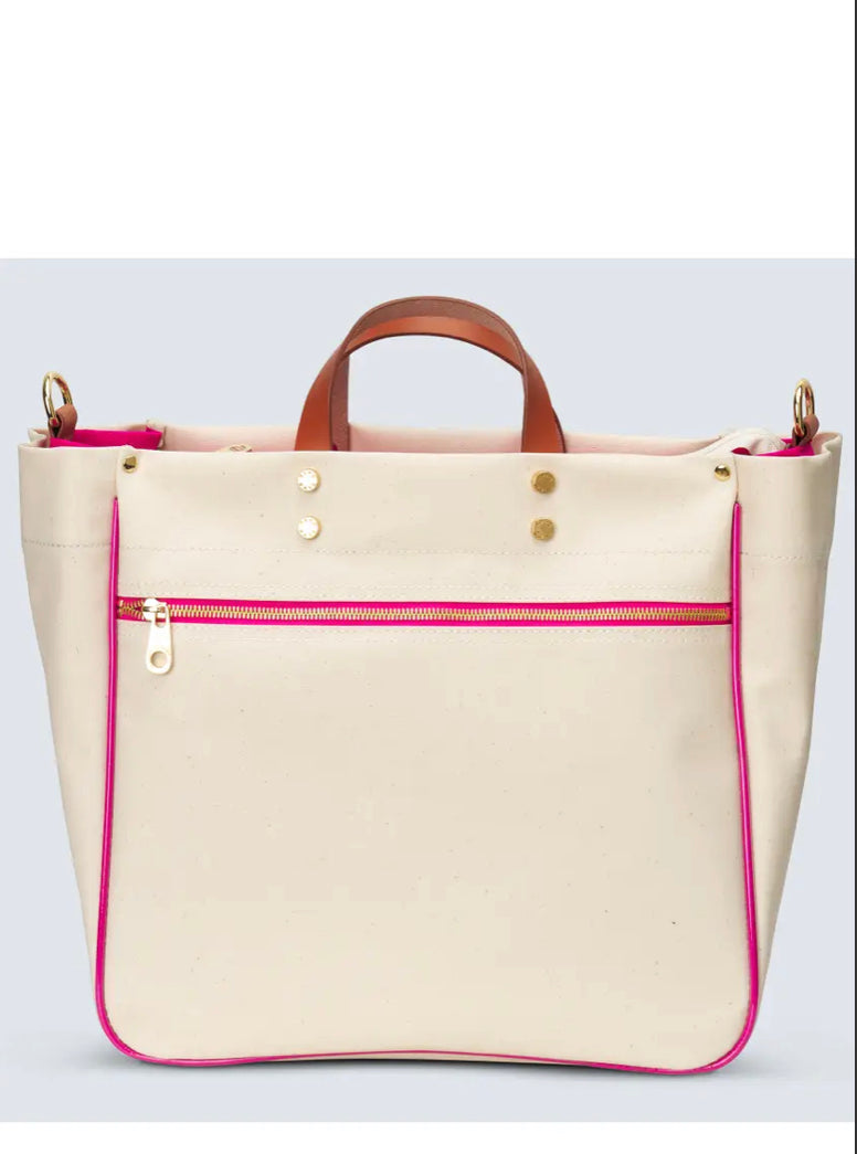 6923 Codie Pink Canvas Tote