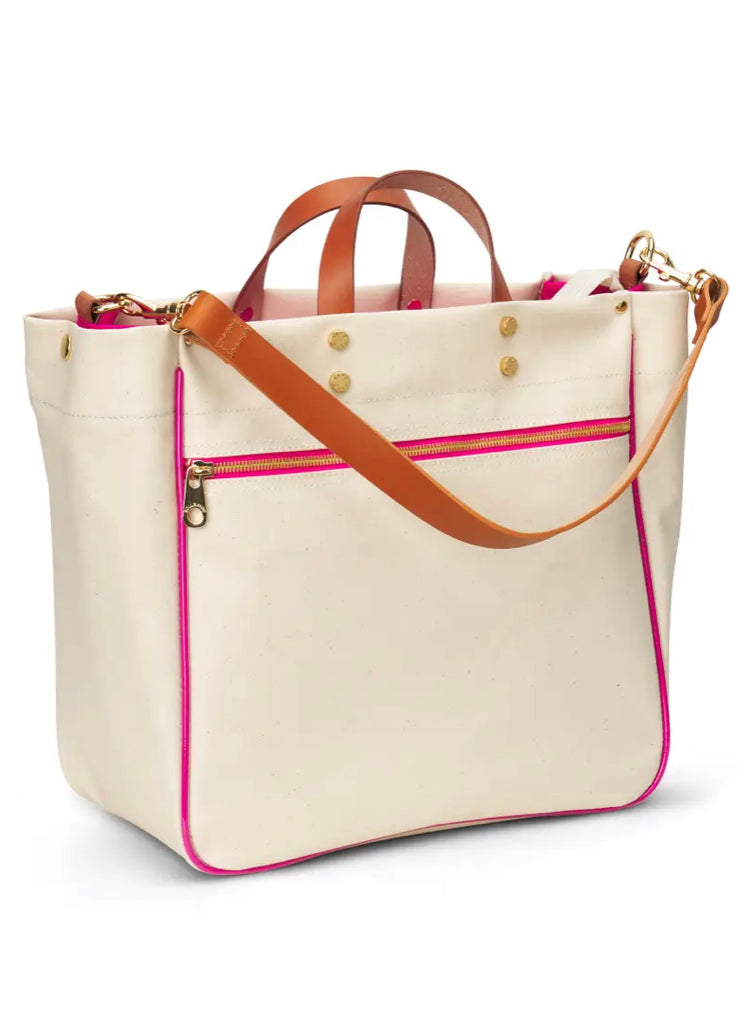 6923 Codie Pink Canvas Tote