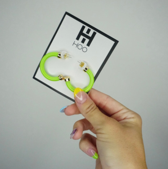 6325 Hoo Hoops Mini - Lime Green