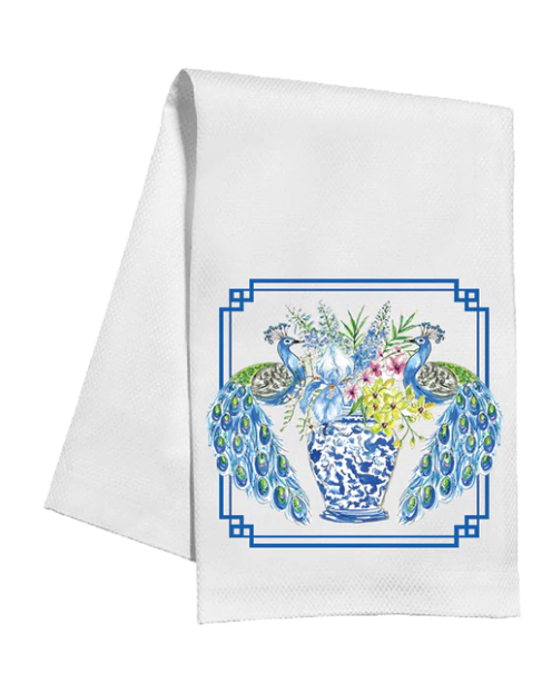 Handpainted Peacocks KT