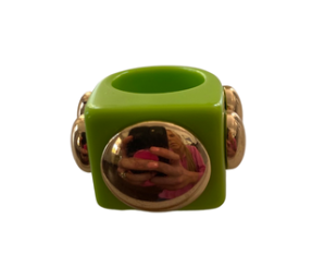 Classic Queen Ring - Electric Green