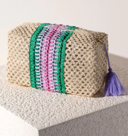 Remy Boxy Zip Pouch, Natural