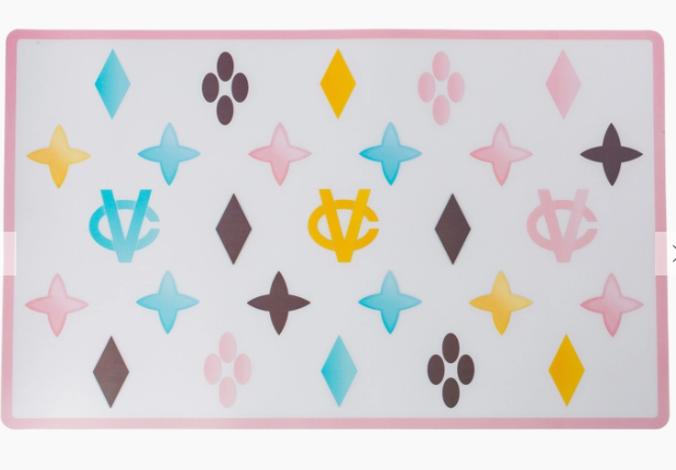 White Chewy Vuiton Placemat