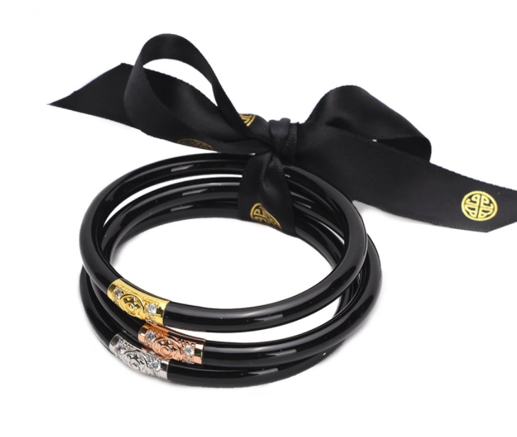 Black Three Kings All Weather Bangles XL