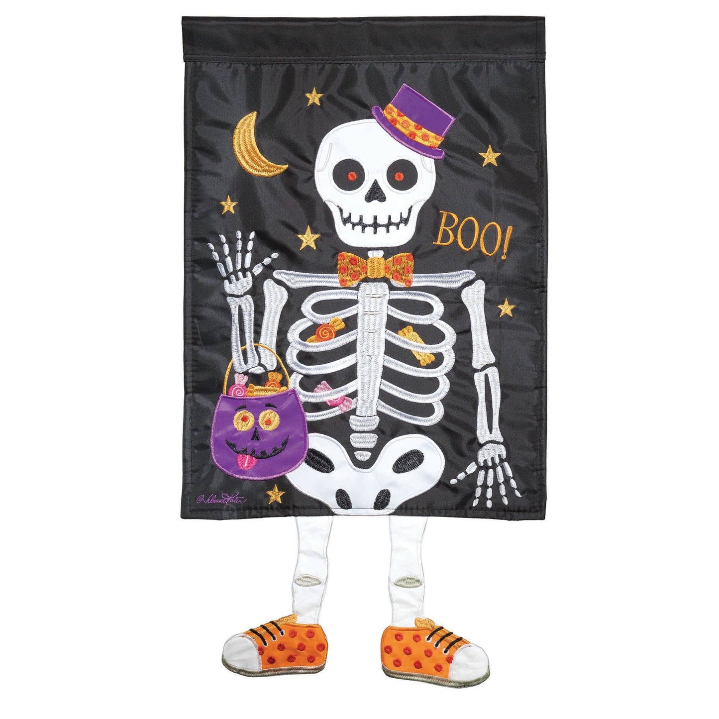 Large Crazy Leg Halloween Skeleton Legs