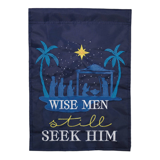 Wise Men Double Applique Garden Flag