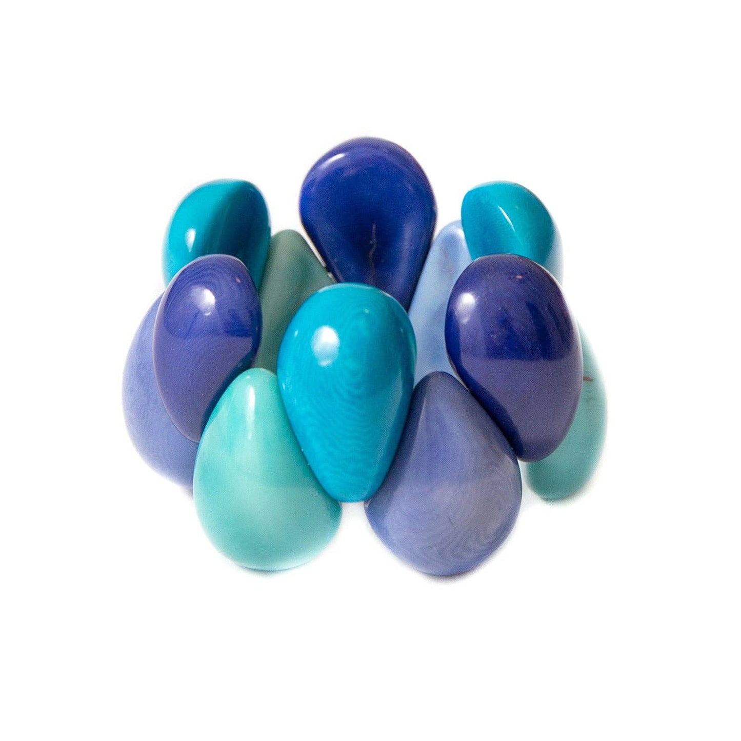 Raindrop Bracelet: Royal Blue Combo