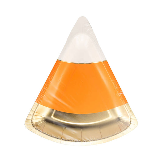 Candy Corn Shaped Plate