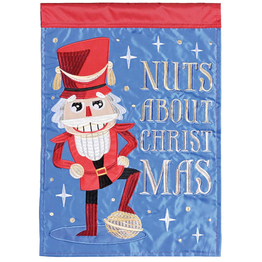 Garden Flag Nutcracker Nuts Christmas
