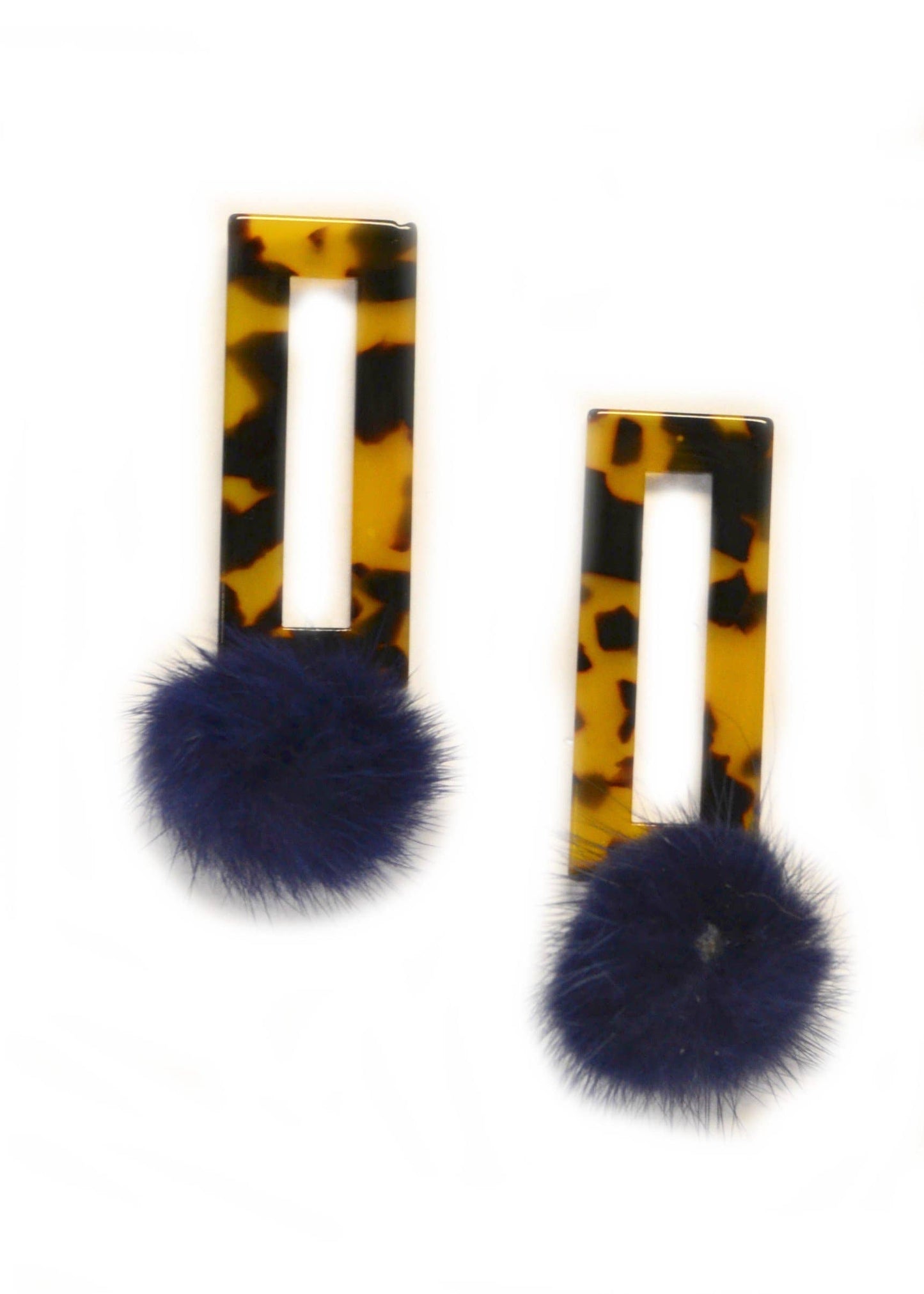 Lenni⎜Classic Tortoise Resin: Blue