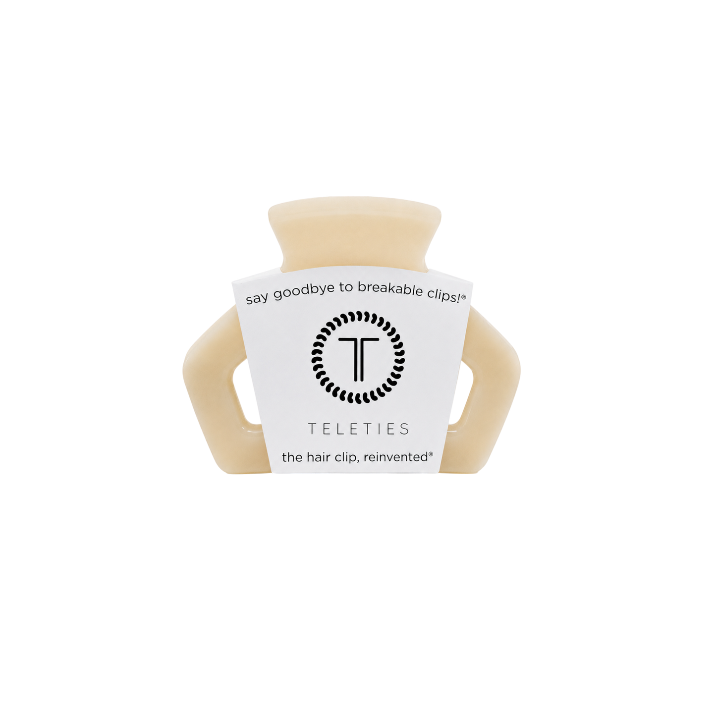 Open | Almond Beige | Petite Claw Clip