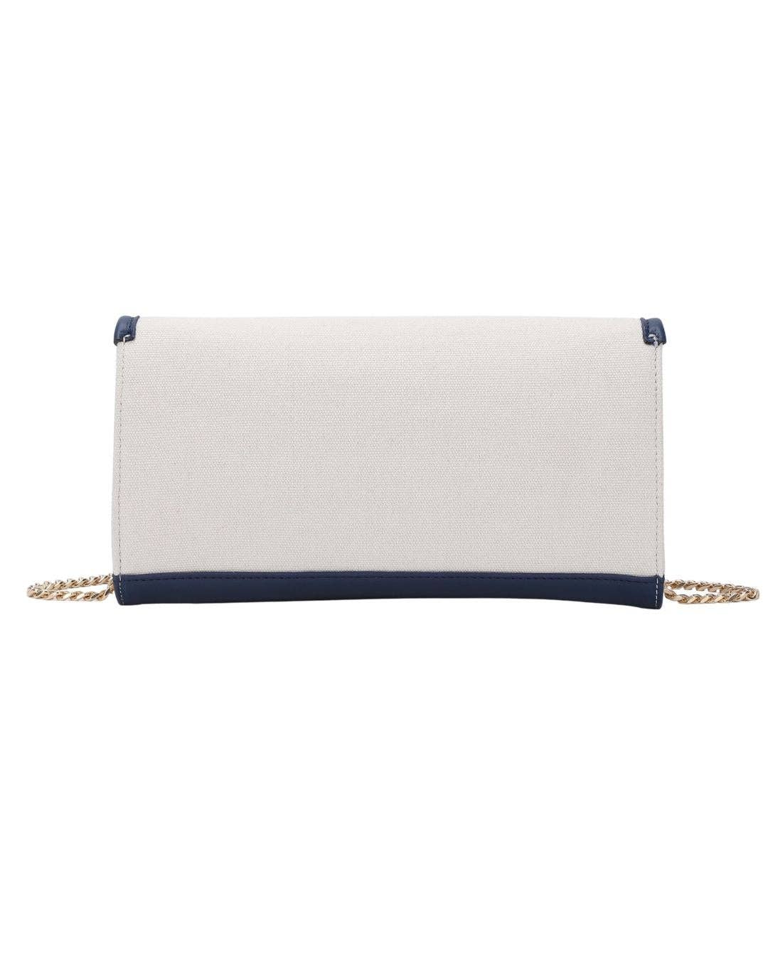 Andie -  Canvas Clutch Camel