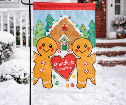 Garden Flag Grandkids Loved Here