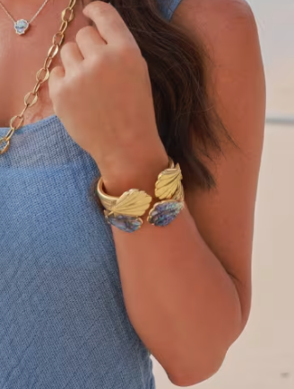 Alexa Metal Statement Cuff Gold Metal
