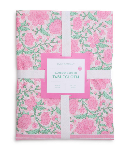 Bamboo Garden Square Tablecloth 56x56