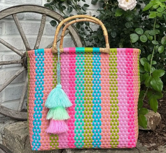 Bamboo Rain Paradise Citron Tote