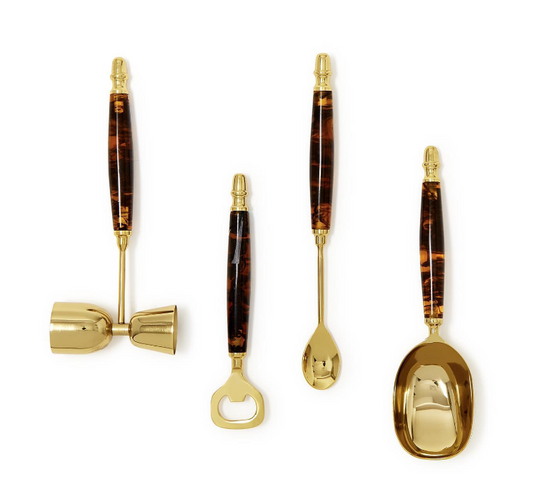 4 Pc Tortoise Bar Set