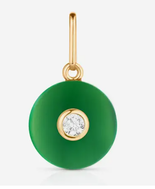 Bon Bon Green Jade Charm