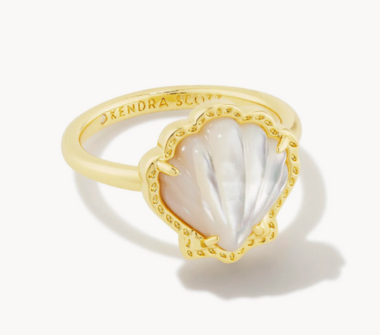 Brynne Shell Band Ring