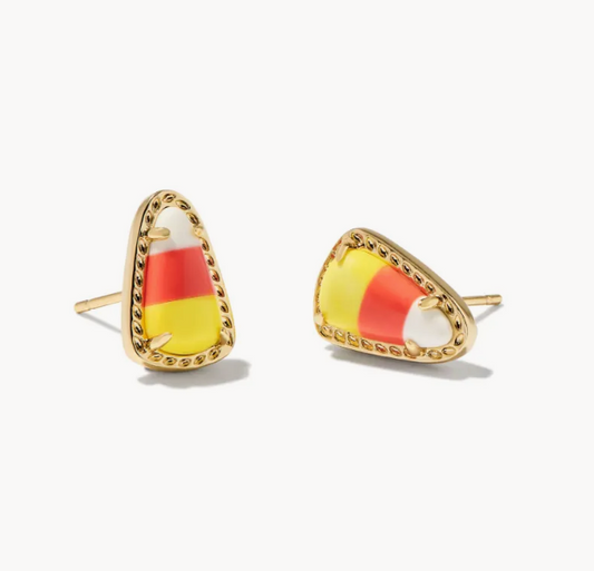 Candy Corn Stud Earrings